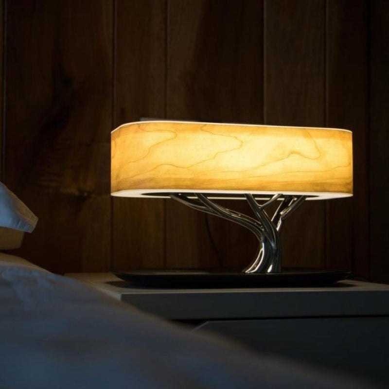 Creative Tree Light Table Lamp Bluetooth-Compatiable Music Speaker Bedside Light Dimmable Phone Wireless Charging Desk Lights Creative Tree Light Table Lamp Bluetooth-Compatiable Music Speaker Bedside Light Dimmable Phone Wireless Charging Desk Lights